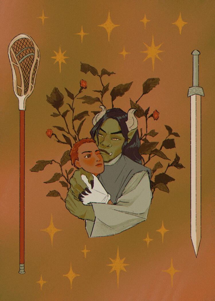 Val and Ravus from Valiant by Holly Black, 2022.