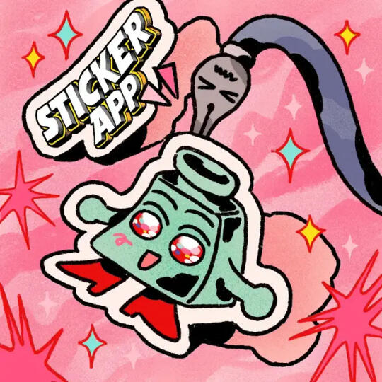 Cartoonist Coop x Stickerapp Collab, 2025