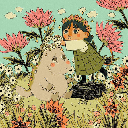 Nukkivi and Mimimi - Moomin fan characters for me and friend.